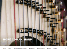 Tablet Screenshot of hopecowanharp.com